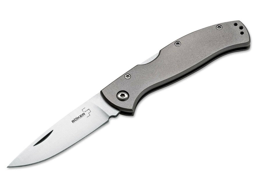 Böker Titan Drop 2 Folding Knife, 6 cm, Titanium