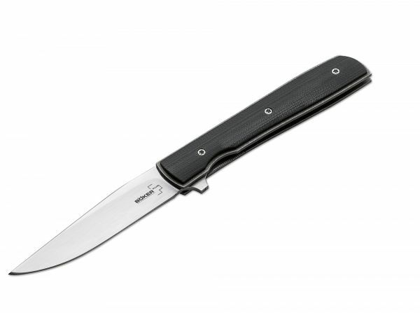 Böker Urban Trapper Petite Pocket Knife, Black, G-10, 7 cm