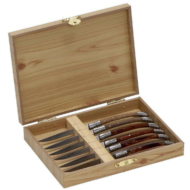 Bon Couteau vreckový nôž 6er Box klein 420rsf 70mm, schwarz