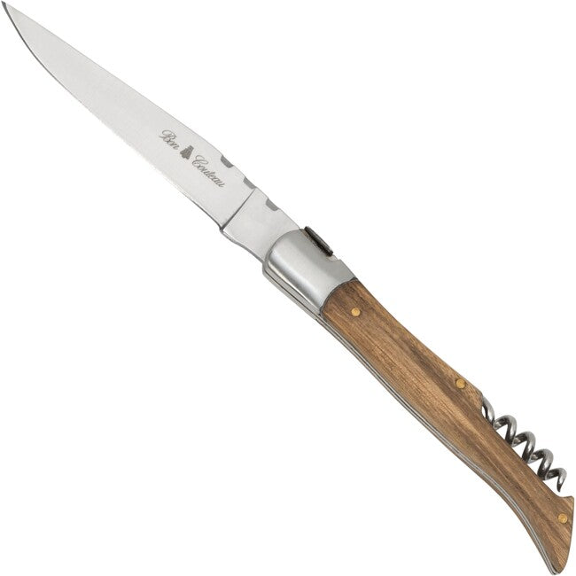 Bon Couteau Zebraholz Pocket Knife Cork Handle