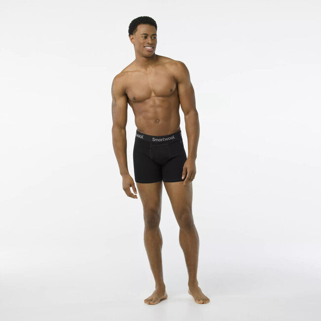 Smartwool Men's Merino Boxer Brief Boxed, Black, Size M