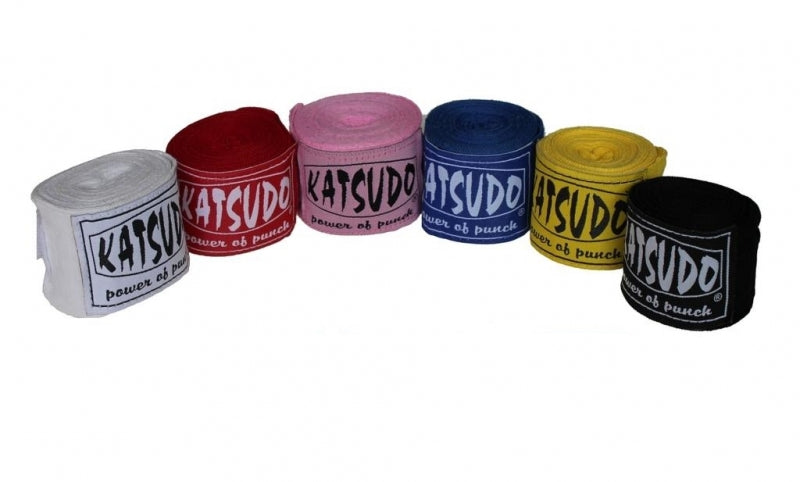 Katsudo Elastic Boxing Hand Wrap Path, Black