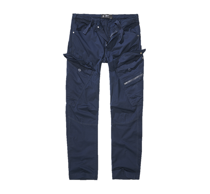 Brandit Adven Slim Fit Pants, Navy Blue