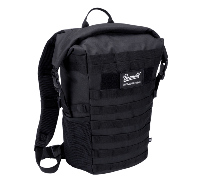 Brandit Cooper Rolltop Backpack 20L, Black