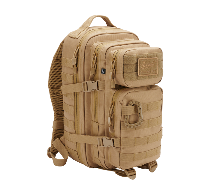 Brandit US Assault Pack Medium 25L Backpack, Camel