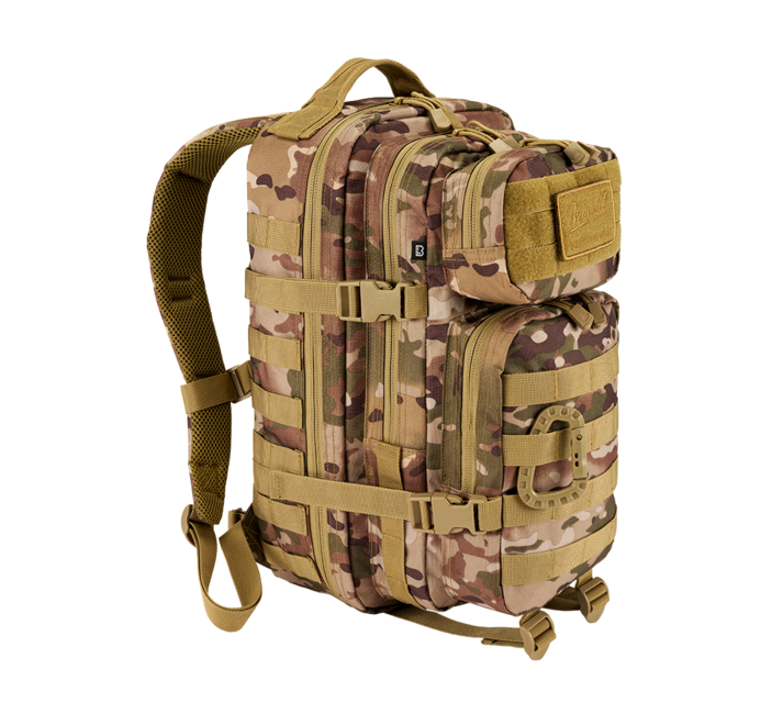 Brandit US Assault Pack Medium 25L Backpack, Tactical Camo