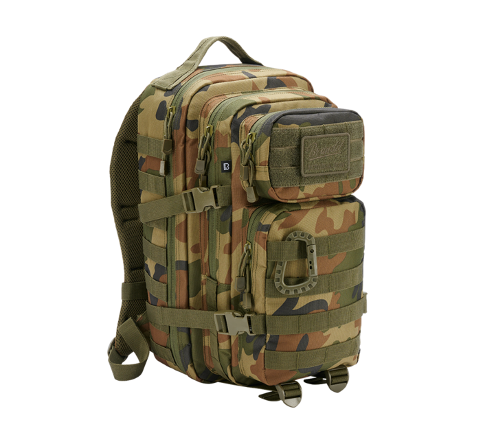 Brandit US Assault Pack Medium 25L Backpack, Woodland