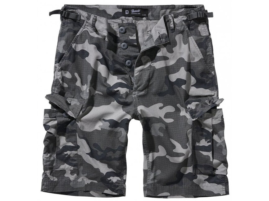 Brandit BDU Ripstop Shorts, Grey Camo