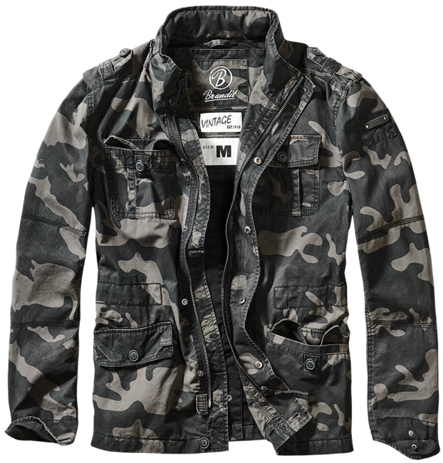 Brandit Britannia Transition Jacket, Dark Camo