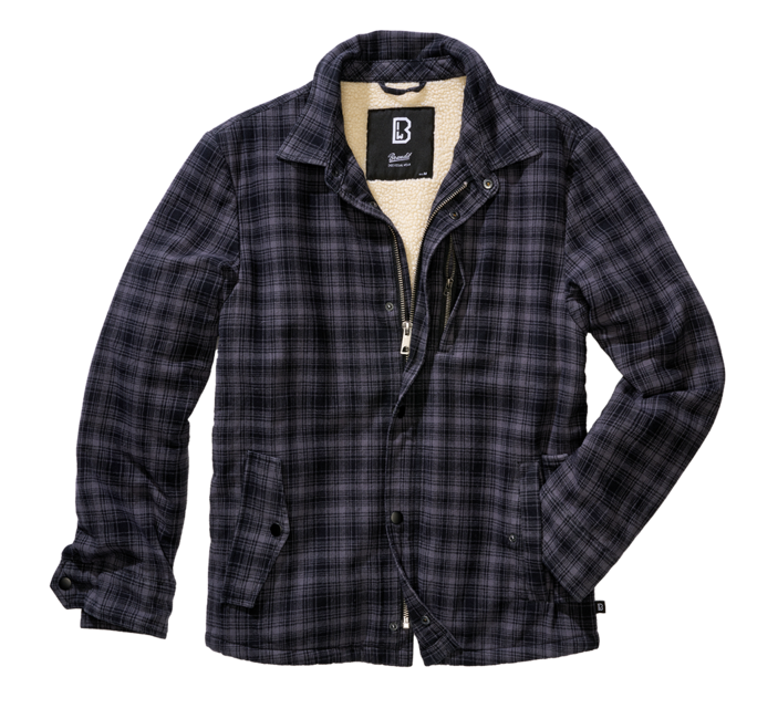 Brandit Classic Sherpa Jacket, Anthracite-Black