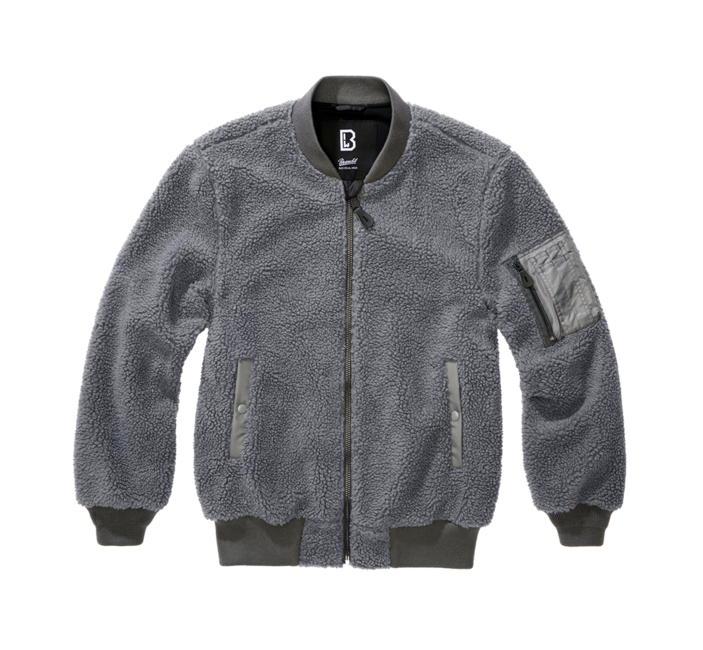 Brandit Bunda MA1 Sherpa, anthracite