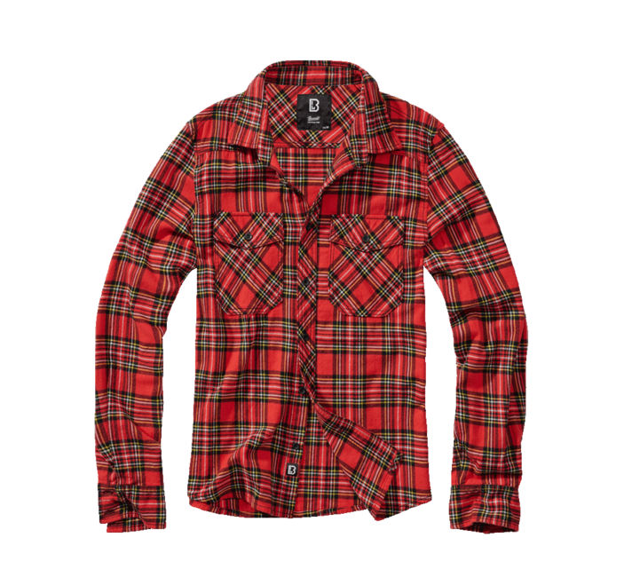 Brandit Check Shirt with Long Sleeves, Tartan