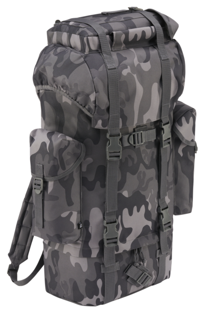 Brandit Combat Backpack 65L, Grey Camo