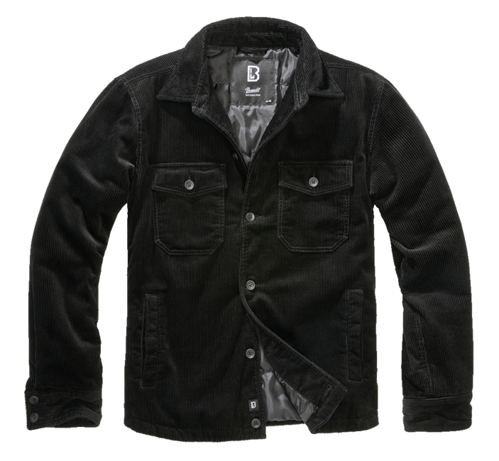 Brandit Corduroy Jacket, Black