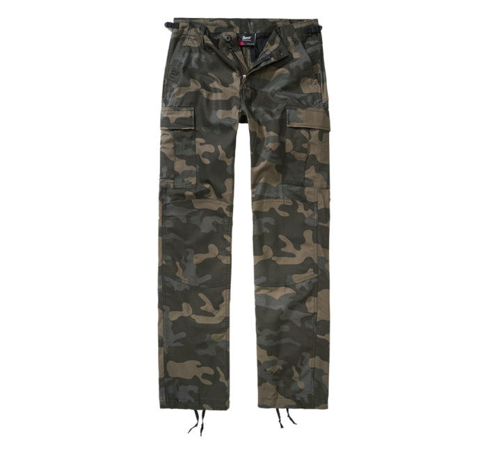 Brandit Women's BDU Ripstop Pants, Dark Camo