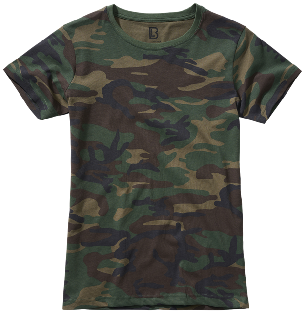 Brandit Women's T-Shirt, Woodland