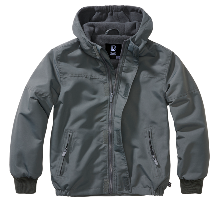 Brandit Frontzip Windbreaker Jacket, Anthracite