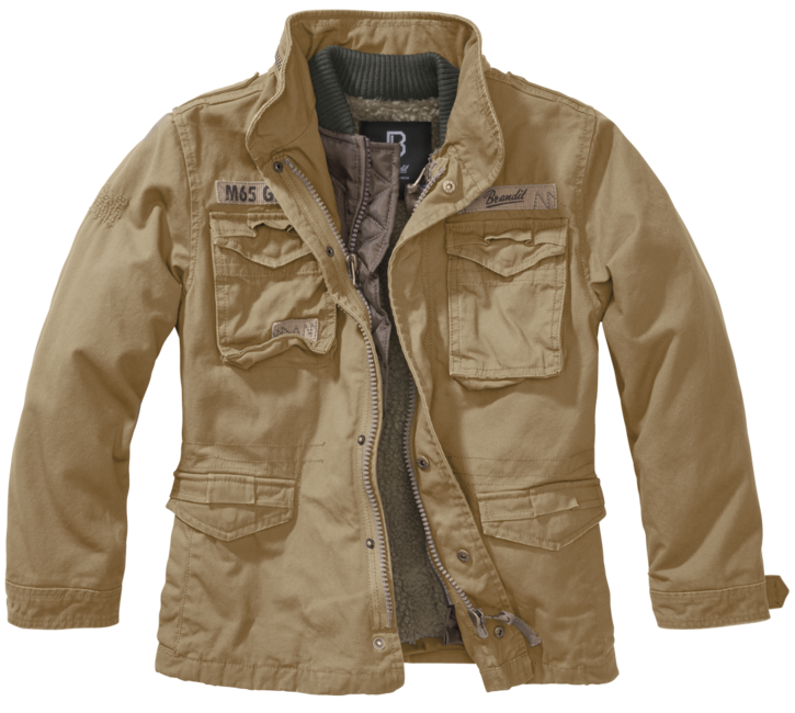 Brandit M65 Giant Kids Jacket, Camel