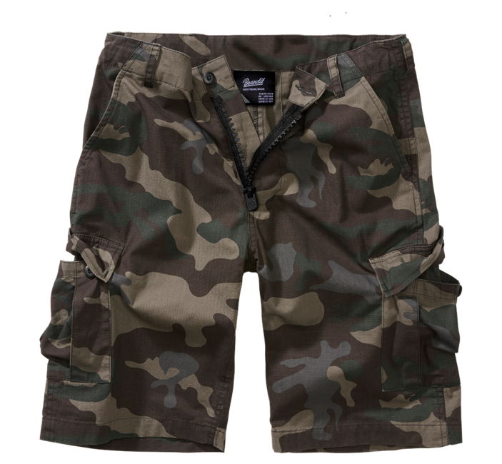 Brandit BDU Ripstop Shorts, Dark Camo