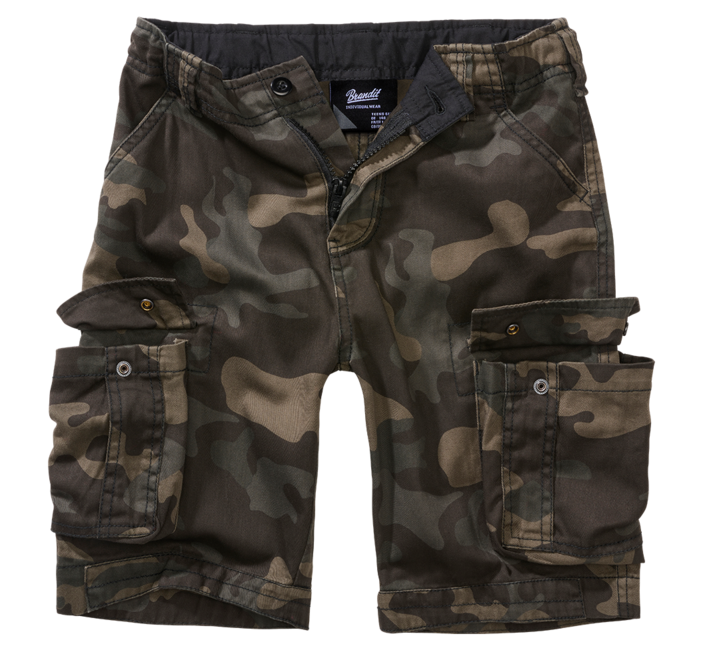 Brandit Urban Legend Children's Shorts, Dark Camo