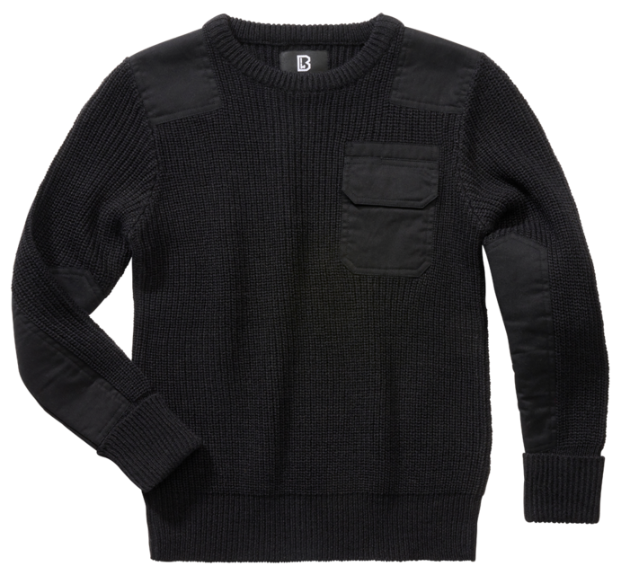 Brandit BW Children's Pullover, Black