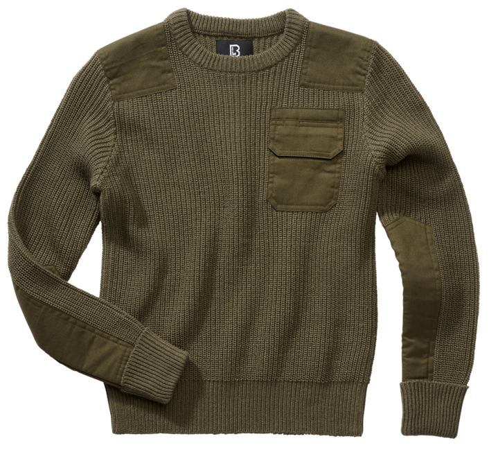 Brandit BW Kids Sweater, Olive