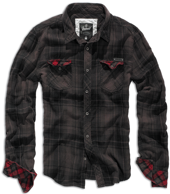 Brandit Duncan Shirt, Brown Black
