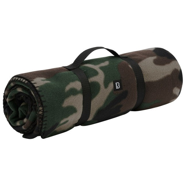 Brandit Fleece Blanket 135 x 175 cm, Woodland