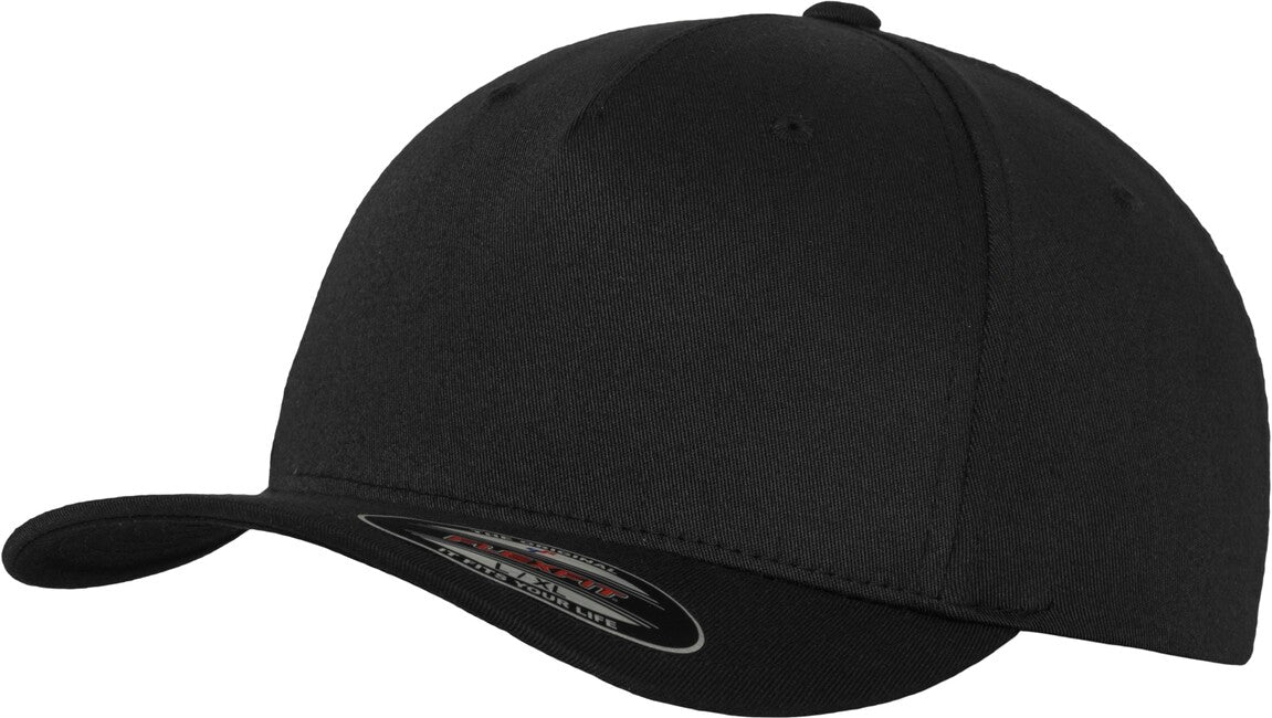 Brandit Flexfit 5 Panel Cap, Black