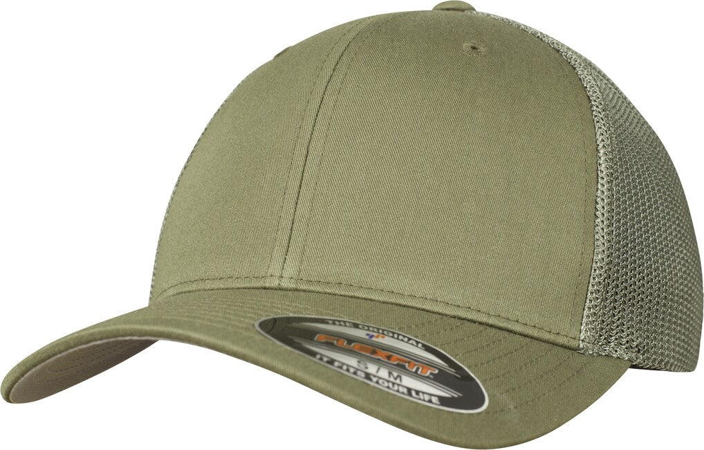 Brandit Flexfit Mesh Trucker Cap, Buck