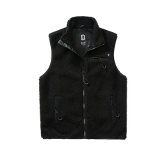 Brandit Teddyfleece αμάνικο γιλέκο φλις, μαύρο