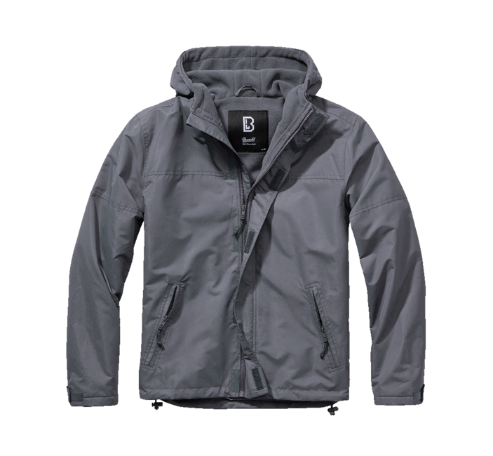 Brandit Frontzip Windbreaker Jacket, Anthracite
