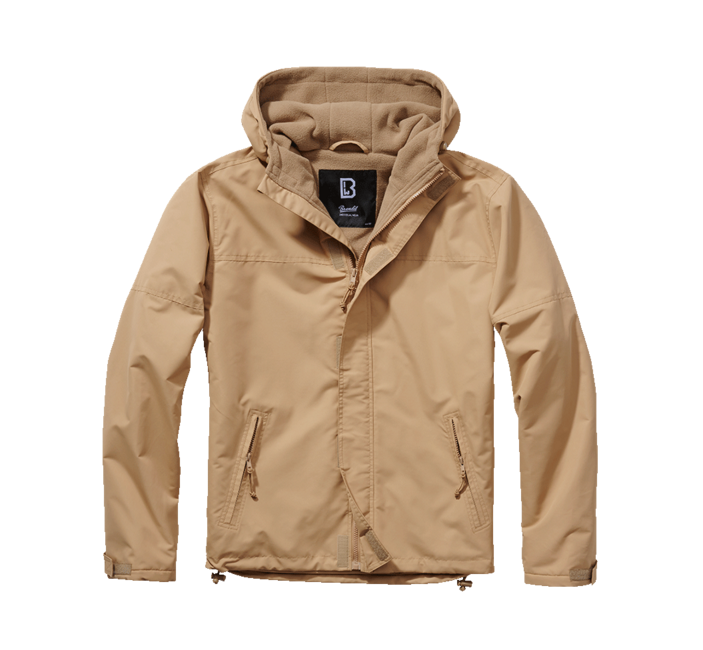 Brandit Frontzip Windbreaker Jacket, Camel