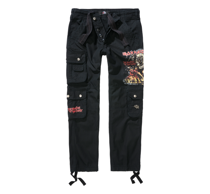 Brandit Iron Maiden Pure Slim Pants, Black