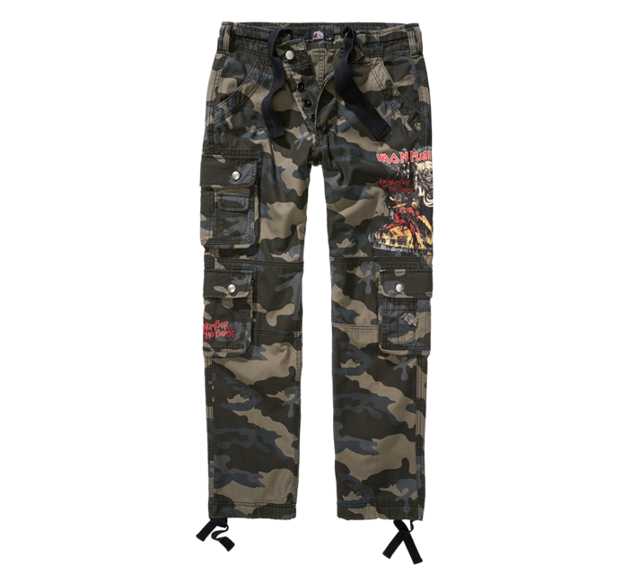 Brandit Iron Maiden Pure Slim Pants, Dark Camo