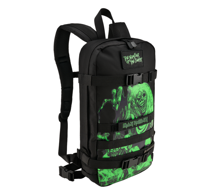 Brandit Iron Maiden US Cooper Backpack Daypack 11L, Black