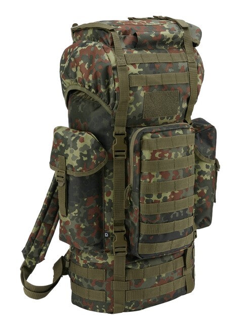 Brandit Kampfrucksack Molle Tactical Backpack, Flecktarn, 65L
