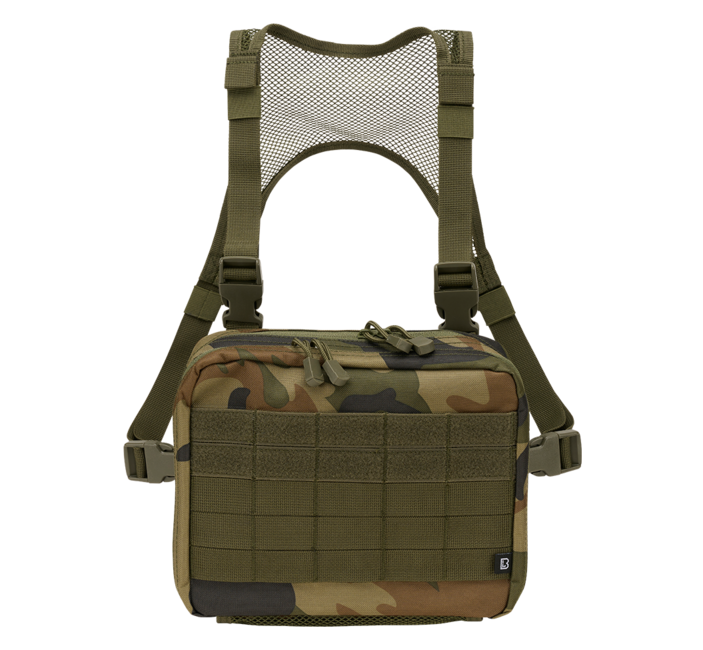 Brandit Cooper Pack Operator Neck Pouch, Woodland