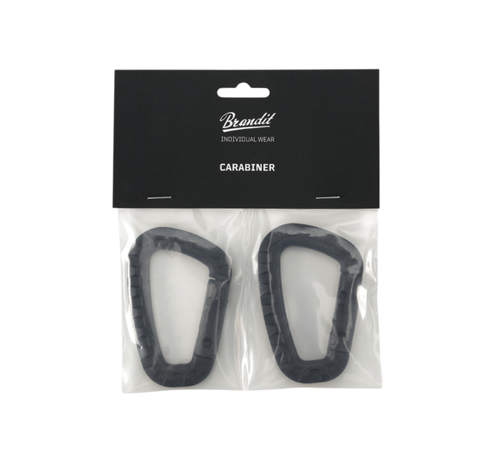 Brandit Carabiner 2 Pack, Black