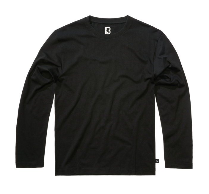 Brandit Premium Long Sleeve T-Shirt, Black
