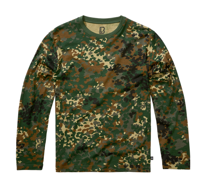 Brandit Premium Long Sleeve T-Shirt, Flecktarn