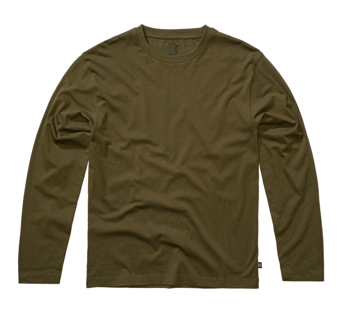 Brandit Premium Long Sleeve T-Shirt, Olive