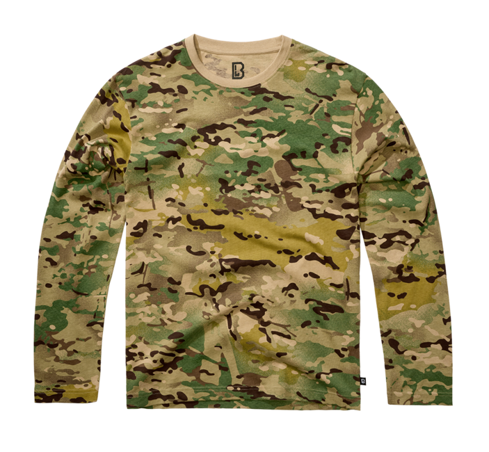 Brandit Premium Long Sleeve T-Shirt, Tactical Camo