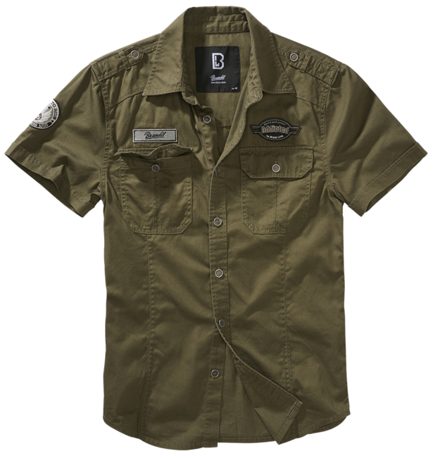 Brandit Luis Vintage Shirt, Olive