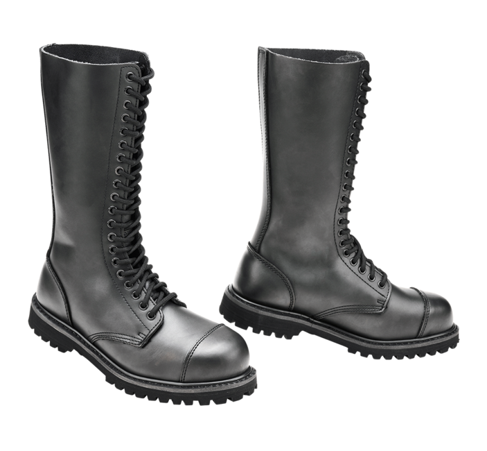 Brandit Phantom Leather Boots 20, Black