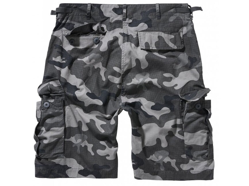 Brandit BDU Ripstop Shorts, Grey Camo