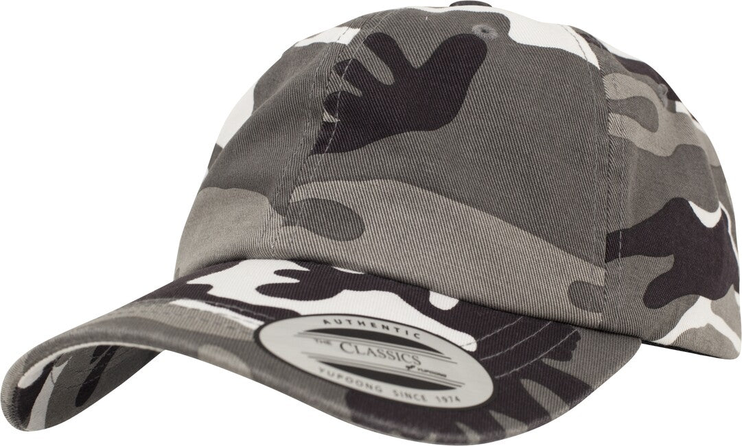 Brandit Low Profile Camo Cap, Urban Washed