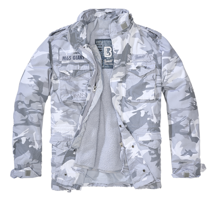 Brandit M65 Giant Winter Jacket, Blizzard Camo