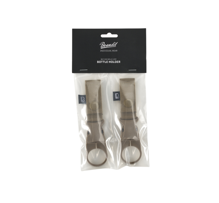 Brandit molle držiak na flaše 2 pack, camel