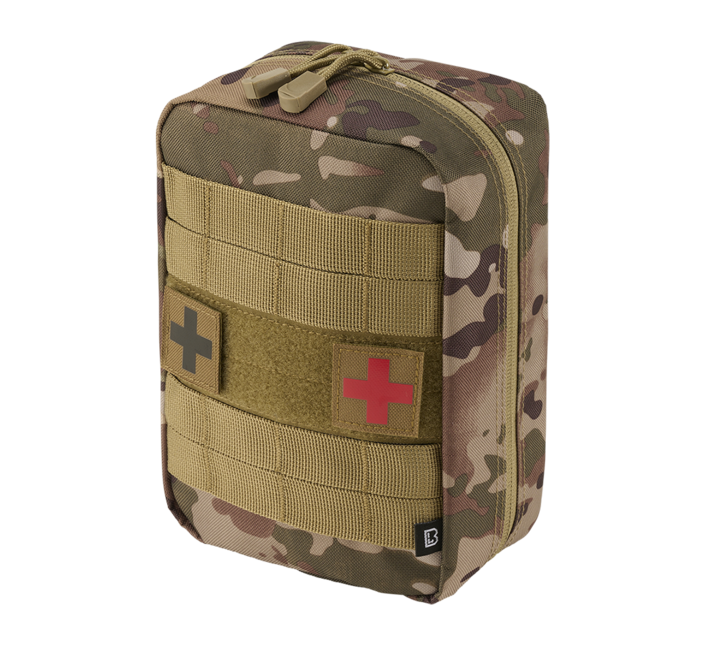 Brandit Molle First Aid L Pouch, Tactical Camo